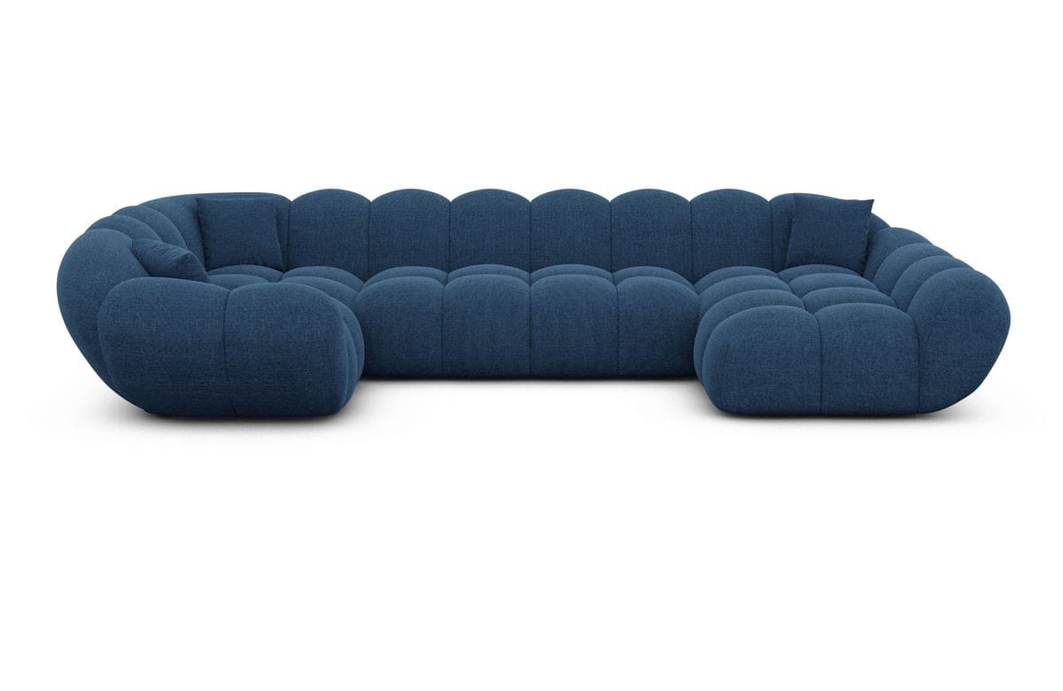 Wohnlandschaft Maleron U Form Blau