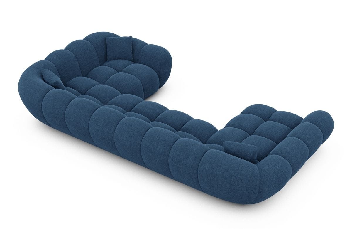 Wohnlandschaft Maleron U Form Blau