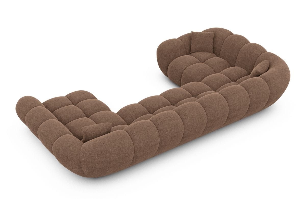 Wohnlandschaft Maleron U Form Braun