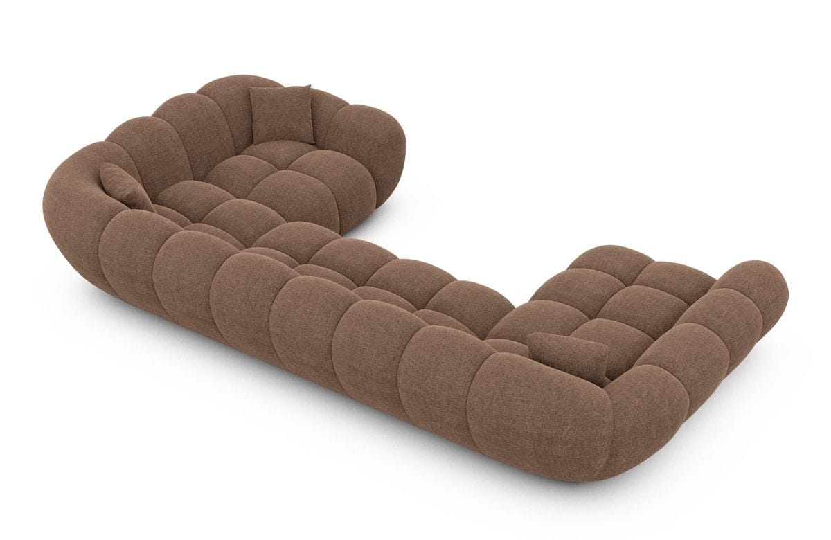 Wohnlandschaft Maleron U Form Braun