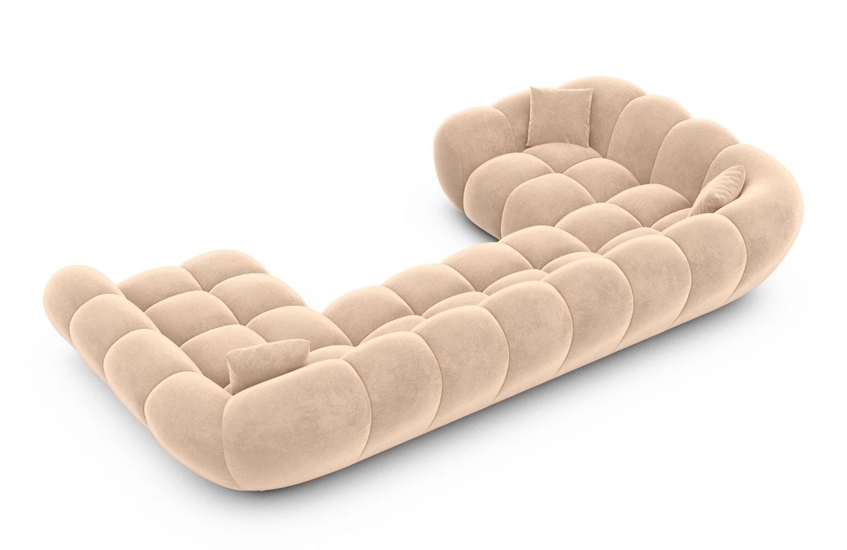 Wohnlandschaft Maleron U Form Beige