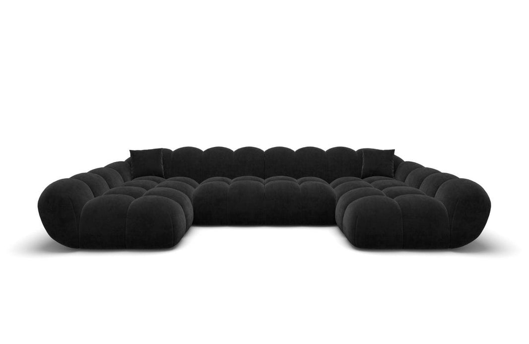 Couchlandschaft Maleron Studio U Form in Samtstoff