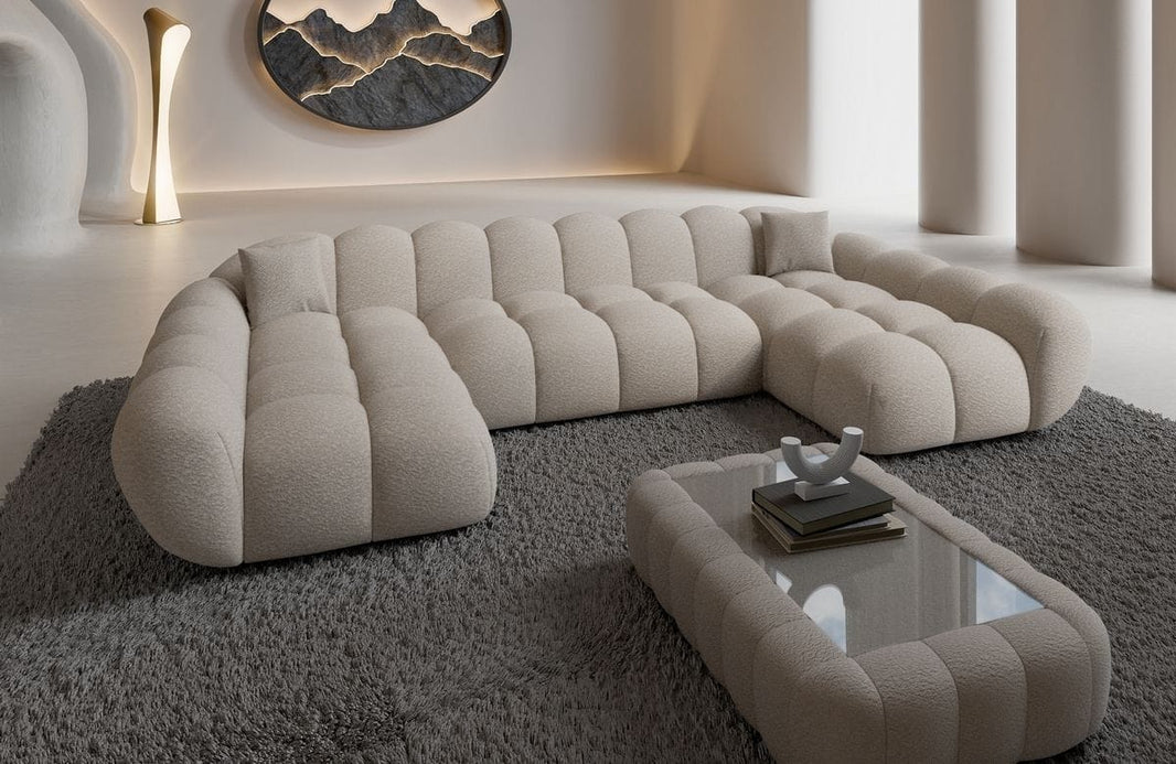 Couchlandschaft Maleron Studio U Form in Stoff