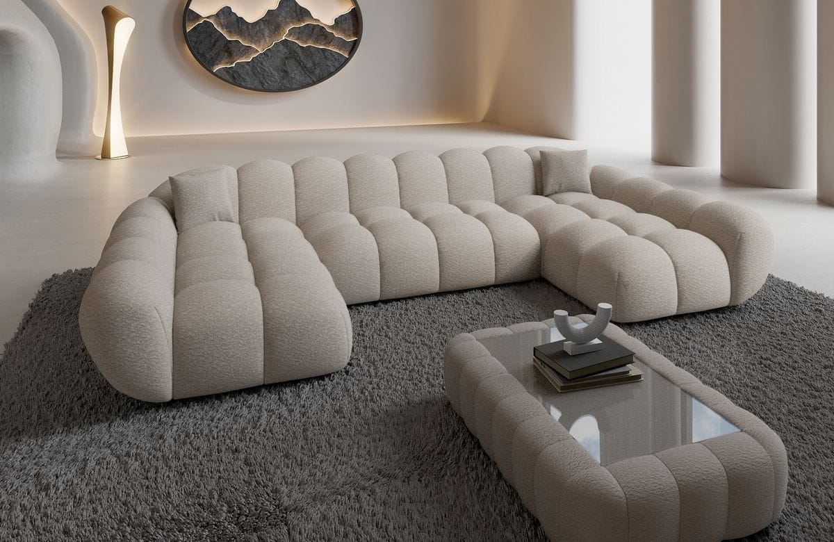 Wohnlandschaft Maleron U Form Studio Pearl