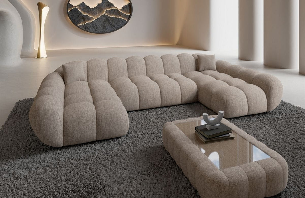 Couchlandschaft Maleron Studio U Form in Stoff