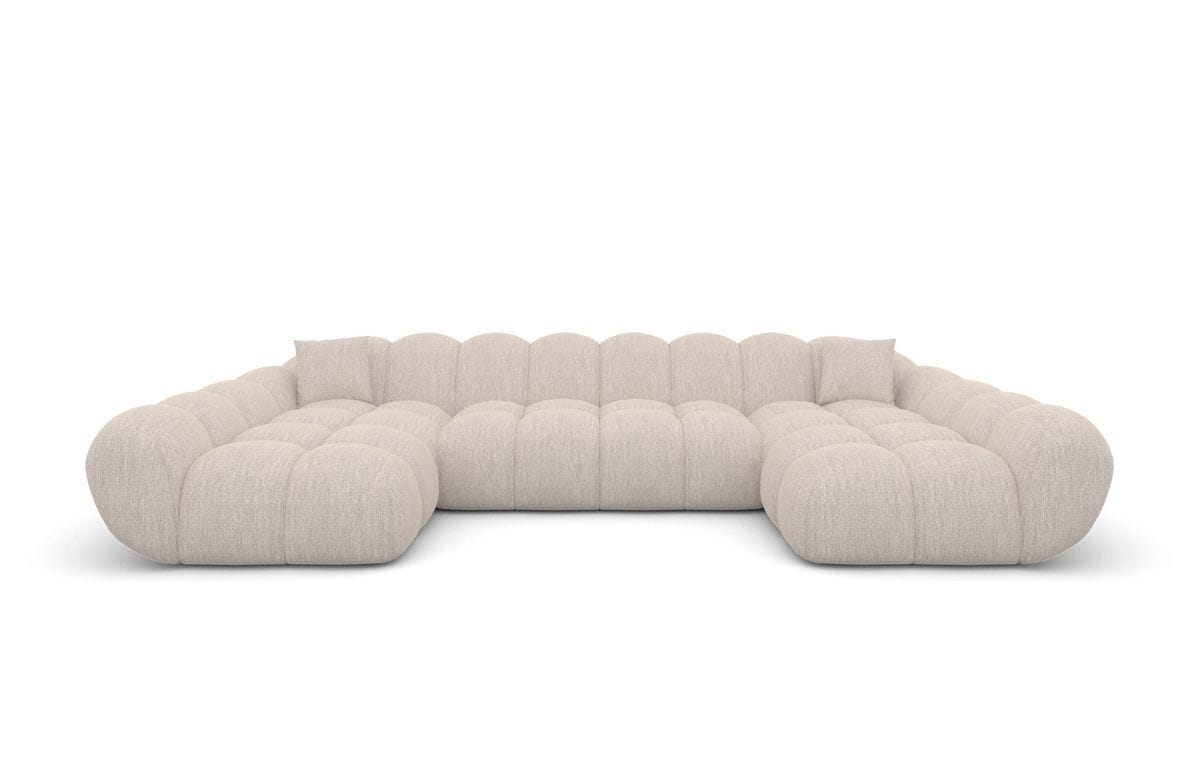 Wohnlandschaft Maleron U Form Studio Beige