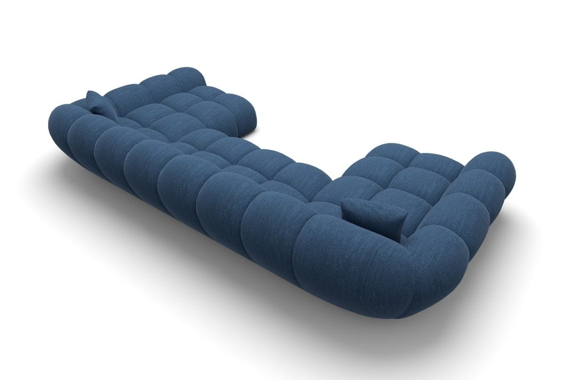 Wohnlandschaft Maleron U Form Studio Blau