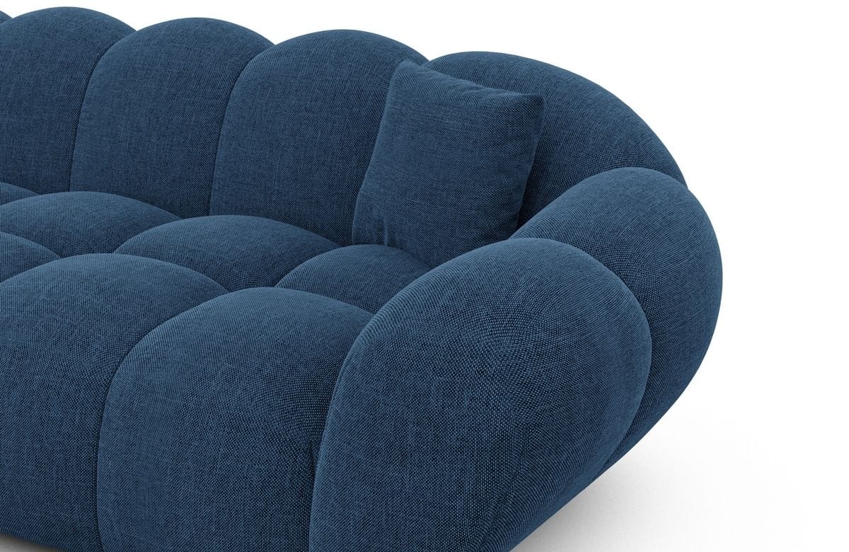 Wohnlandschaft Maleron U Form Studio Blau