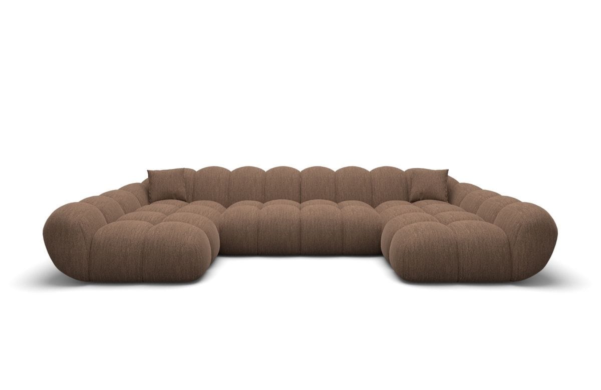 Wohnlandschaft Maleron U Form Studio Braun