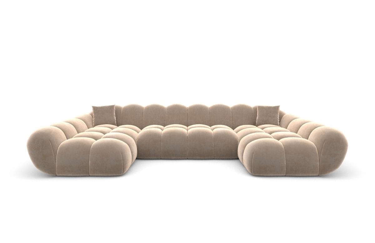 Wohnlandschaft Maleron U Form Studio Beige