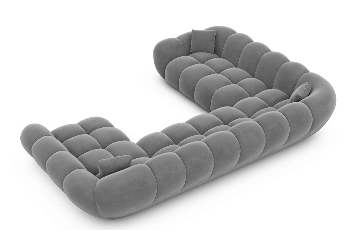 Wohnlandschaft Maleron XXL Dunkelgrau