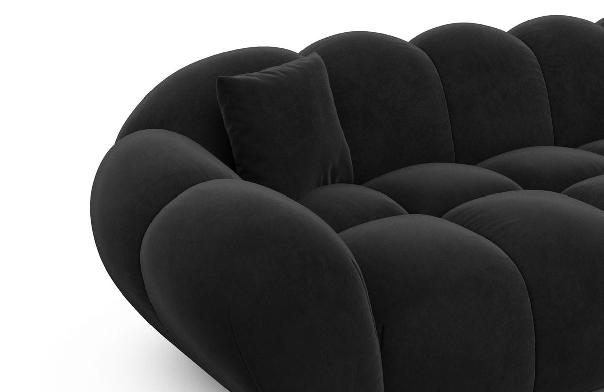 Wohnlandschaft Maleron XXL Schwarz