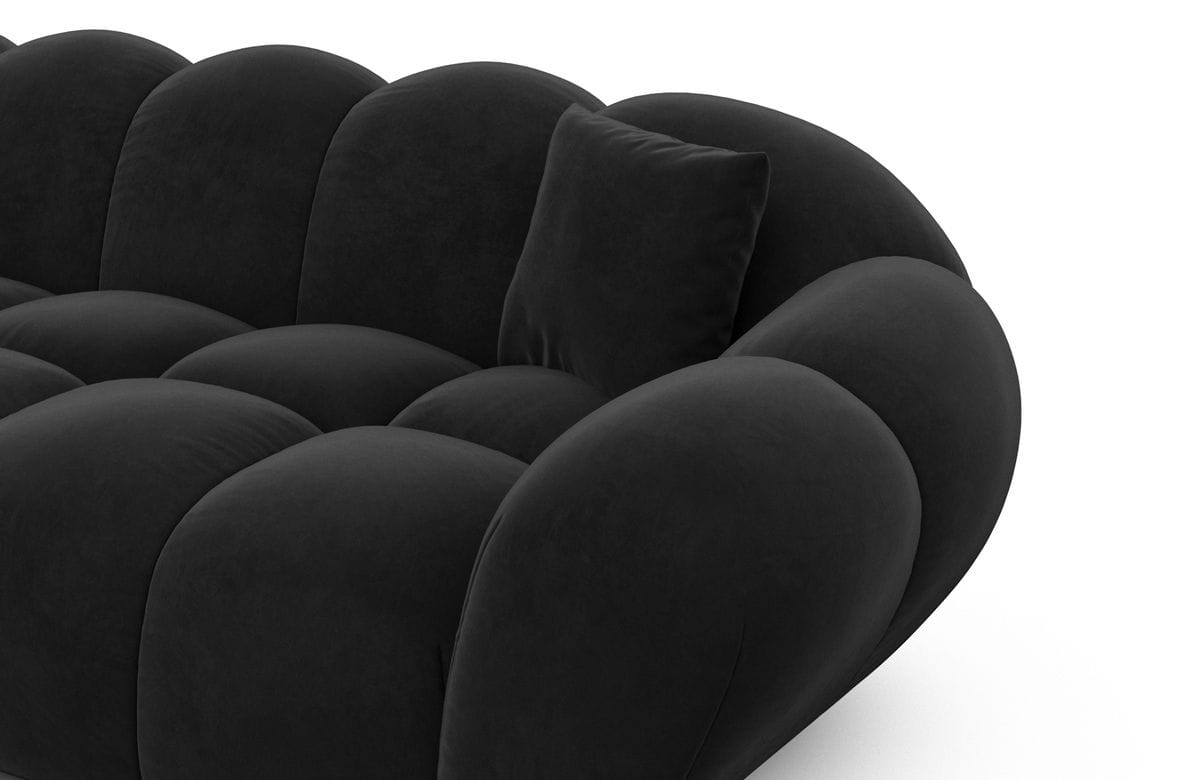 Wohnlandschaft Maleron XXL Schwarz