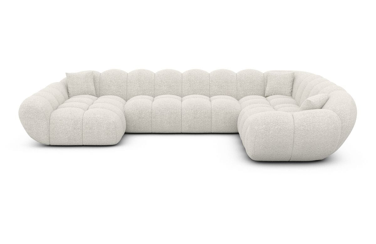Wohnlandschaft Maleron XXL Weiß
