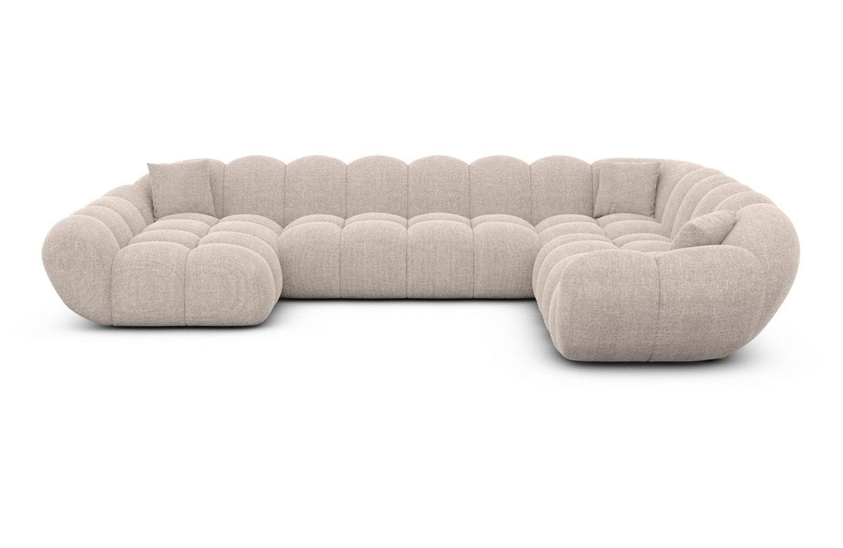 Wohnlandschaft Maleron XXL Beige