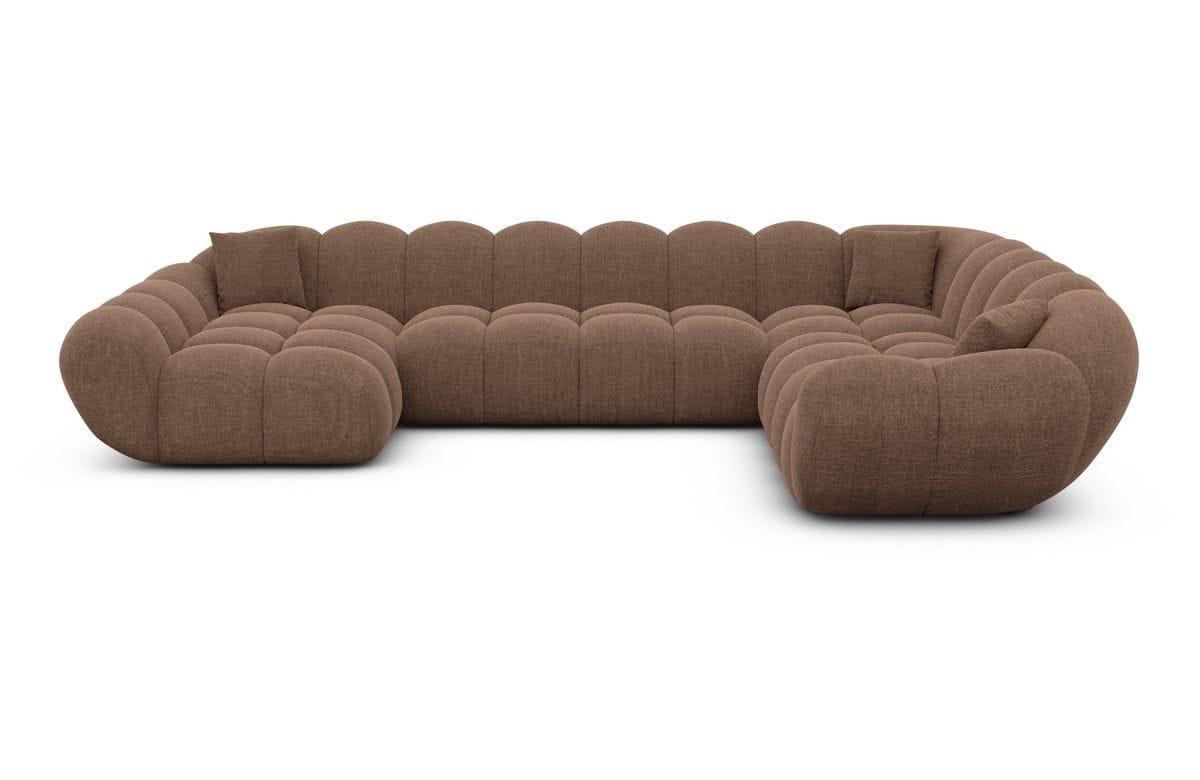 Wohnlandschaft Maleron XXL Braun