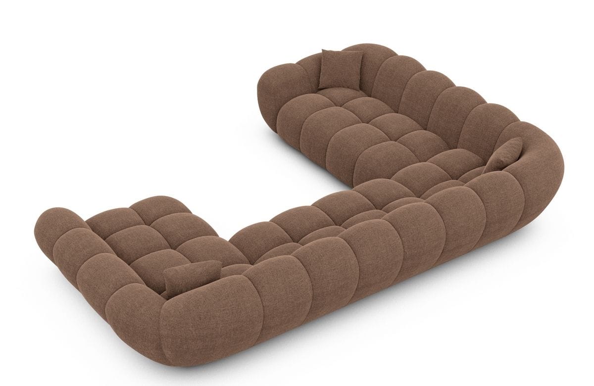 Wohnlandschaft Maleron XXL Braun