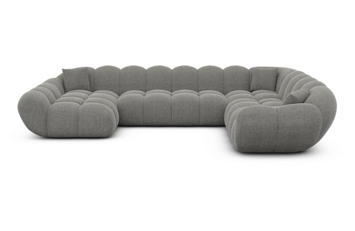 Wohnlandschaft Maleron XXL Dunkelgrau