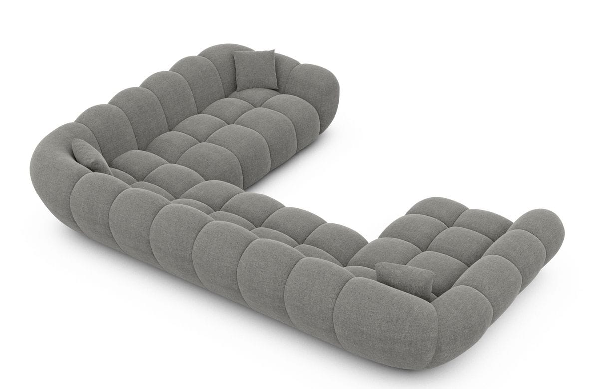 Wohnlandschaft Maleron XXL Dunkelgrau