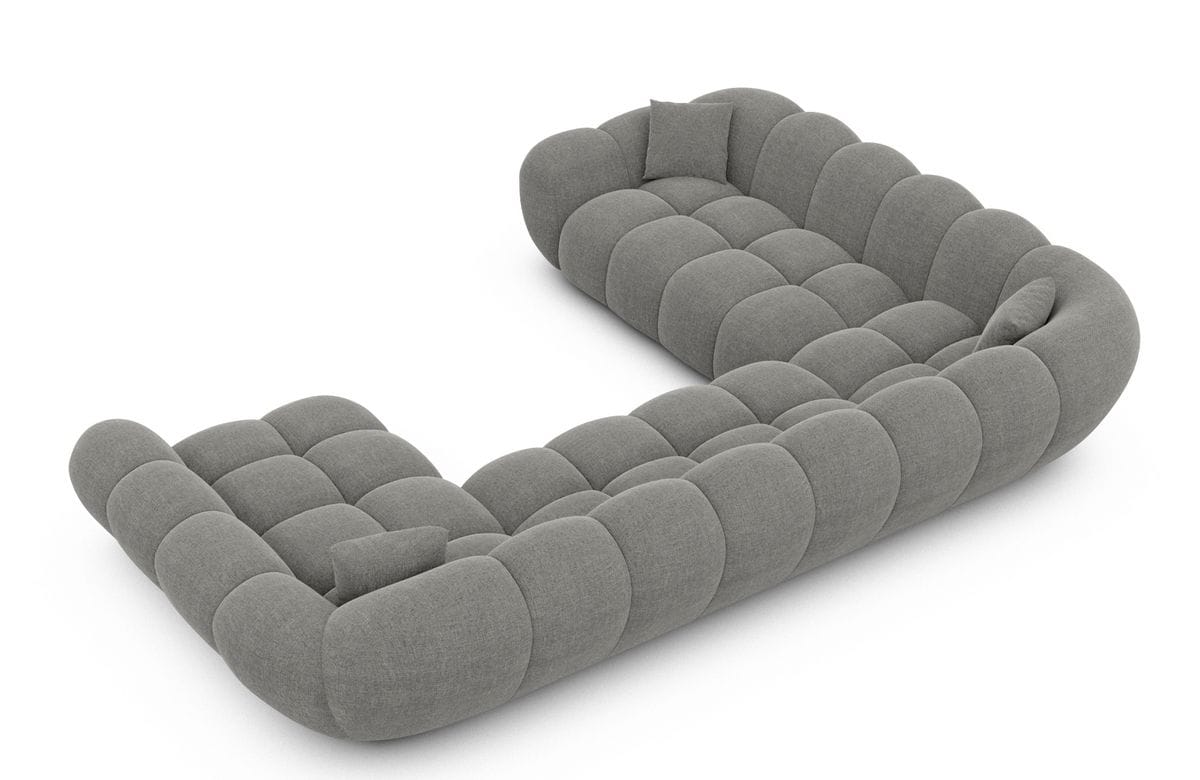 Wohnlandschaft Maleron XXL Dunkelgrau