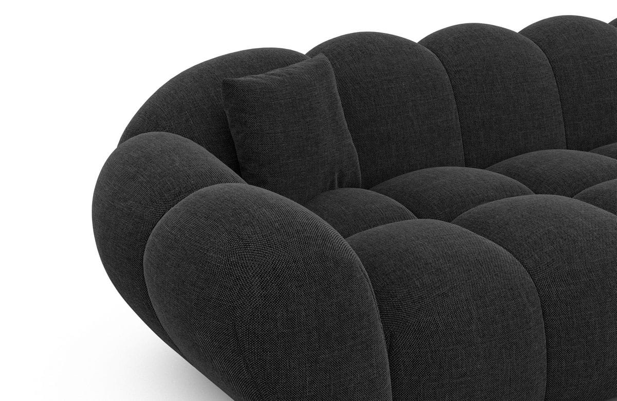 Wohnlandschaft Maleron XXL Schwarz