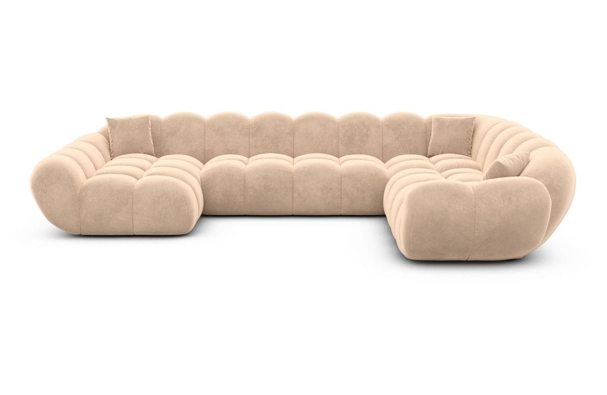 Wohnlandschaft Maleron XXL Beige