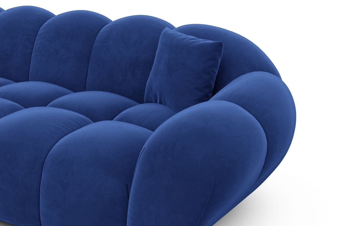 Wohnlandschaft Maleron XXL Panorama Dunkelblau