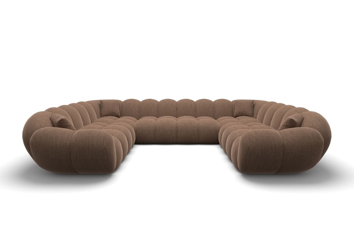 Wohnlandschaft Maleron XXL Panorama Braun