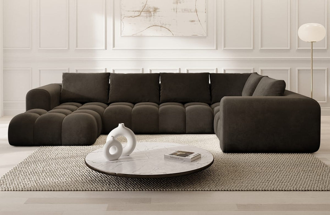 Couchlandschaft Casaluna U-Form in Stoff