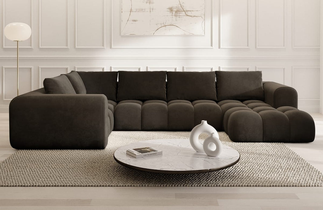 Couchlandschaft Casaluna U-Form in Stoff