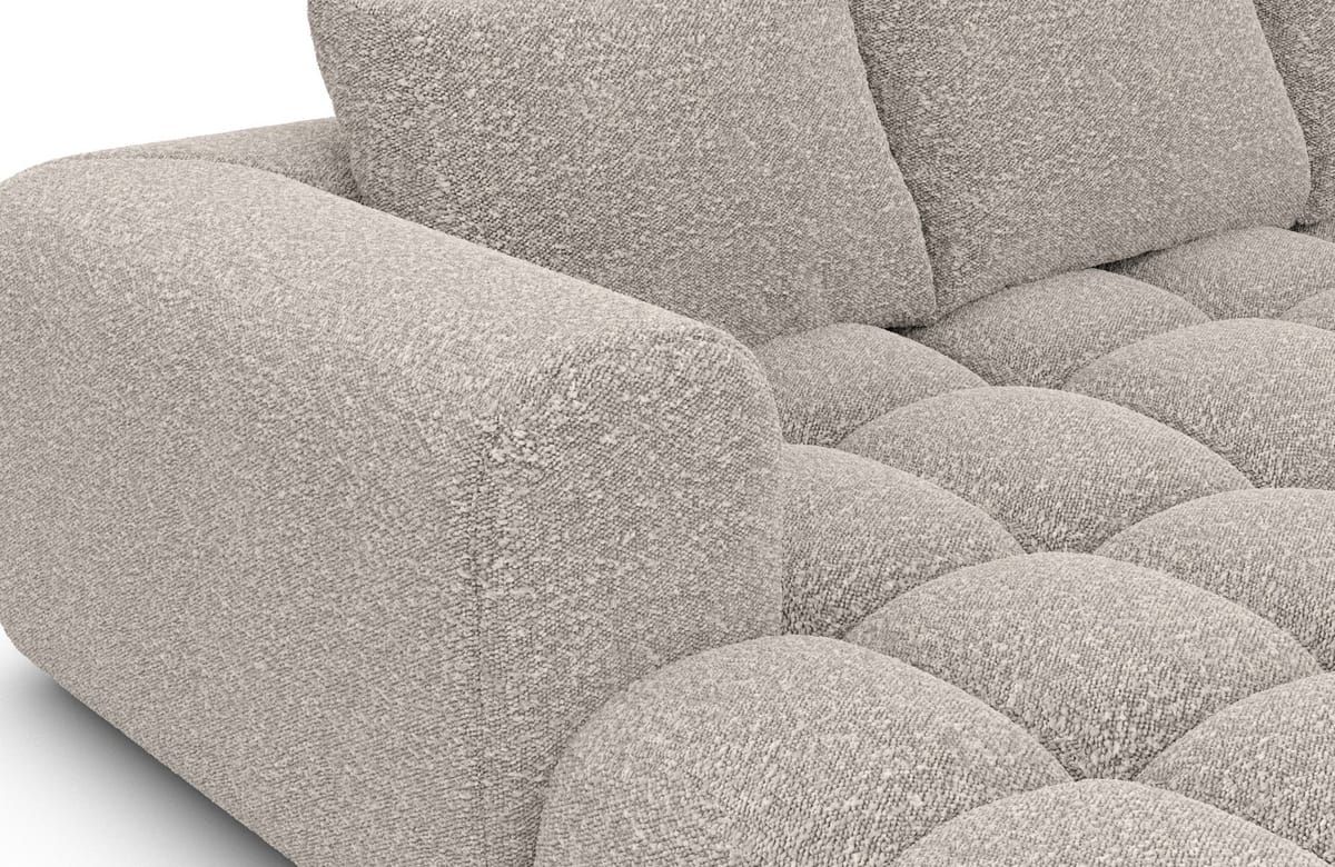 Couchlandschaft Casaluna U-Form in Stoff Pearl