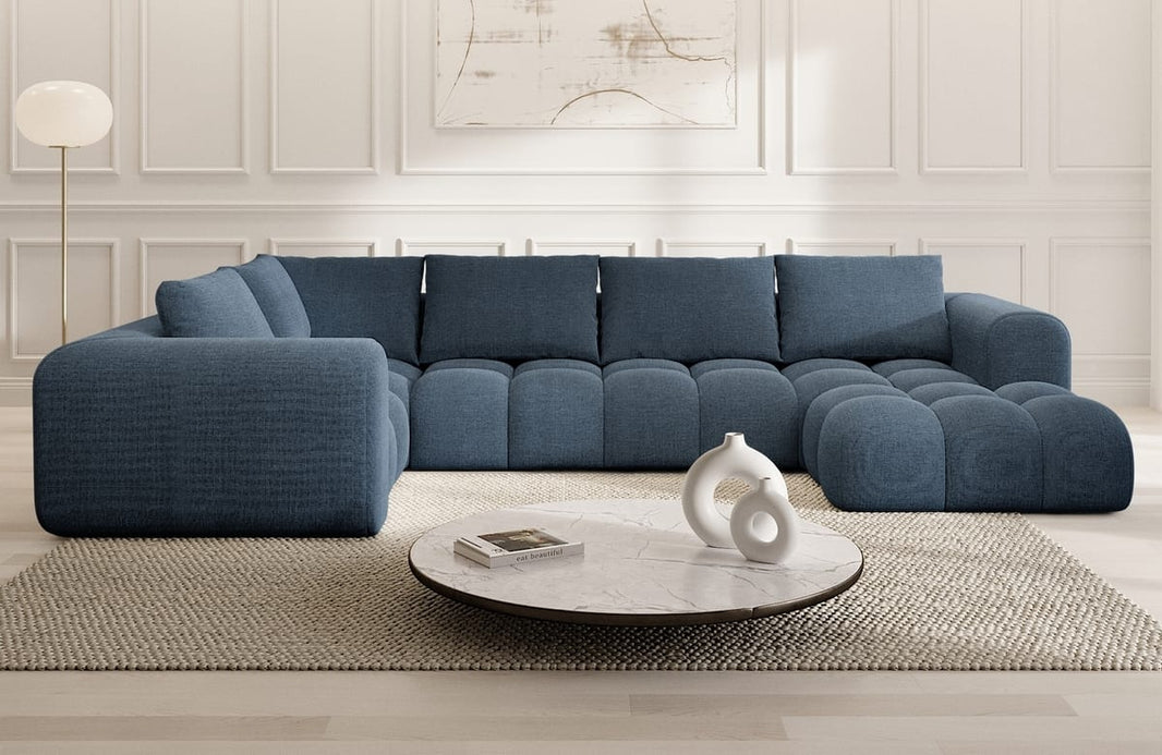 Couchlandschaft Casaluna U-Form in Stoff