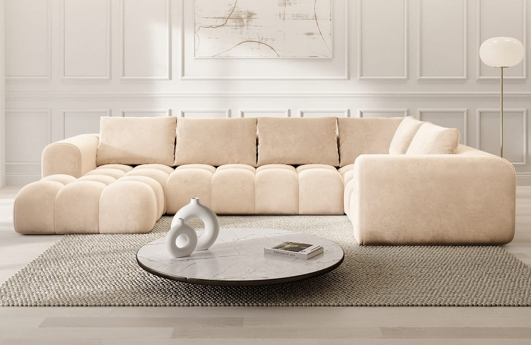 Couchlandschaft Casaluna U-Form in Stoff