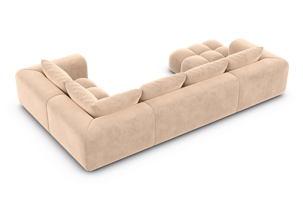 Couchlandschaft Casaluna U-Form in Stoff Beige