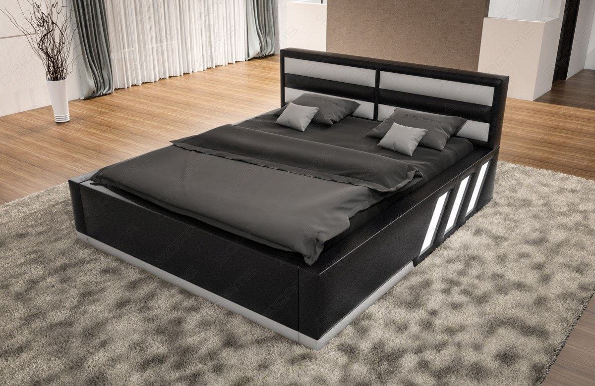 Designerbett Apollonia – Luxus für Ihr Schlafzimmer Schwarz-Weiß