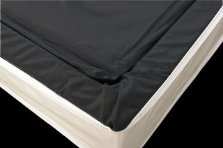 Wasserbett Apollonia Komplett Set Weiß-Schwarz