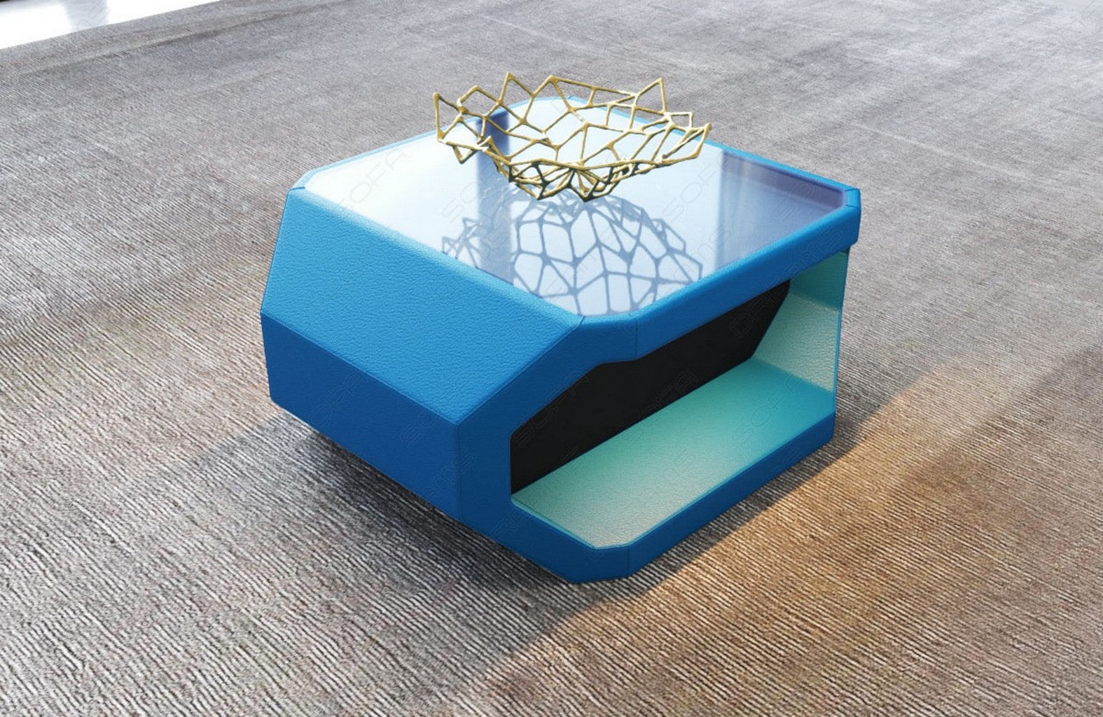 Couchtisch Asti – Eleganz in Leder