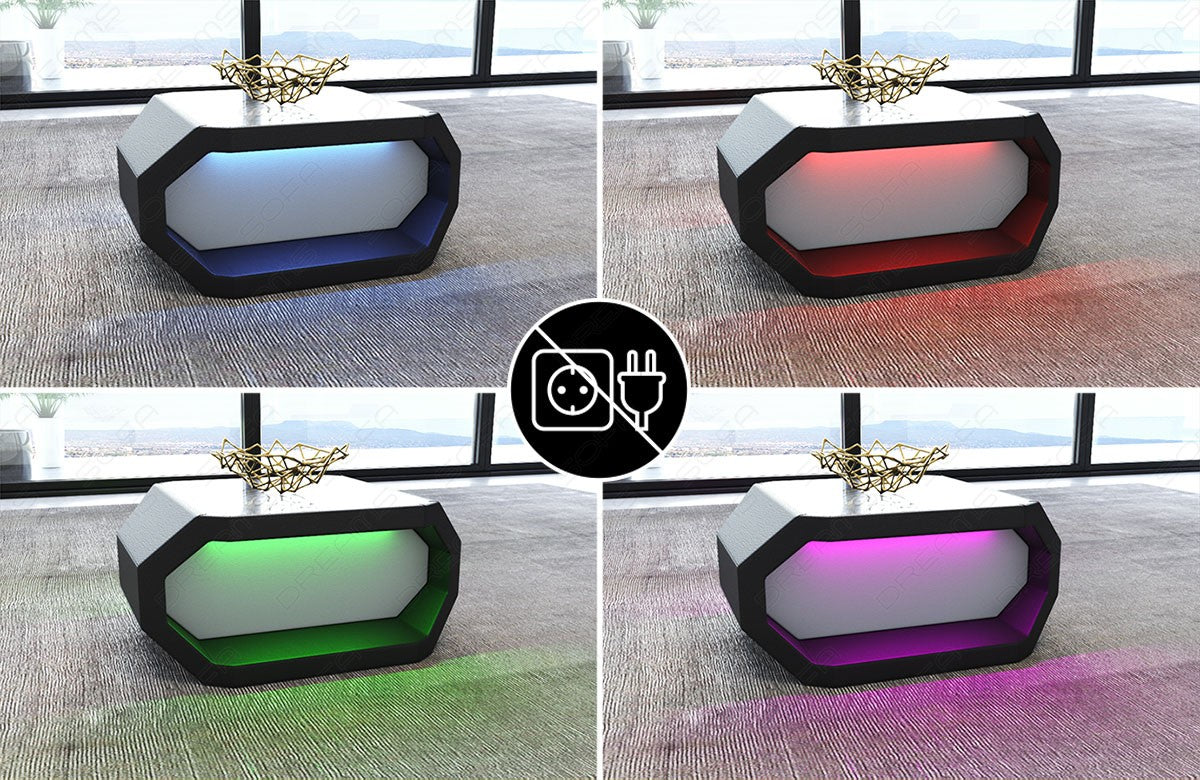 Couchtisch Asti – Eleganz in Leder