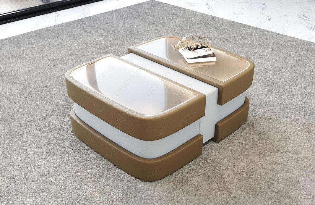 Couchtisch Modell Lederoptik