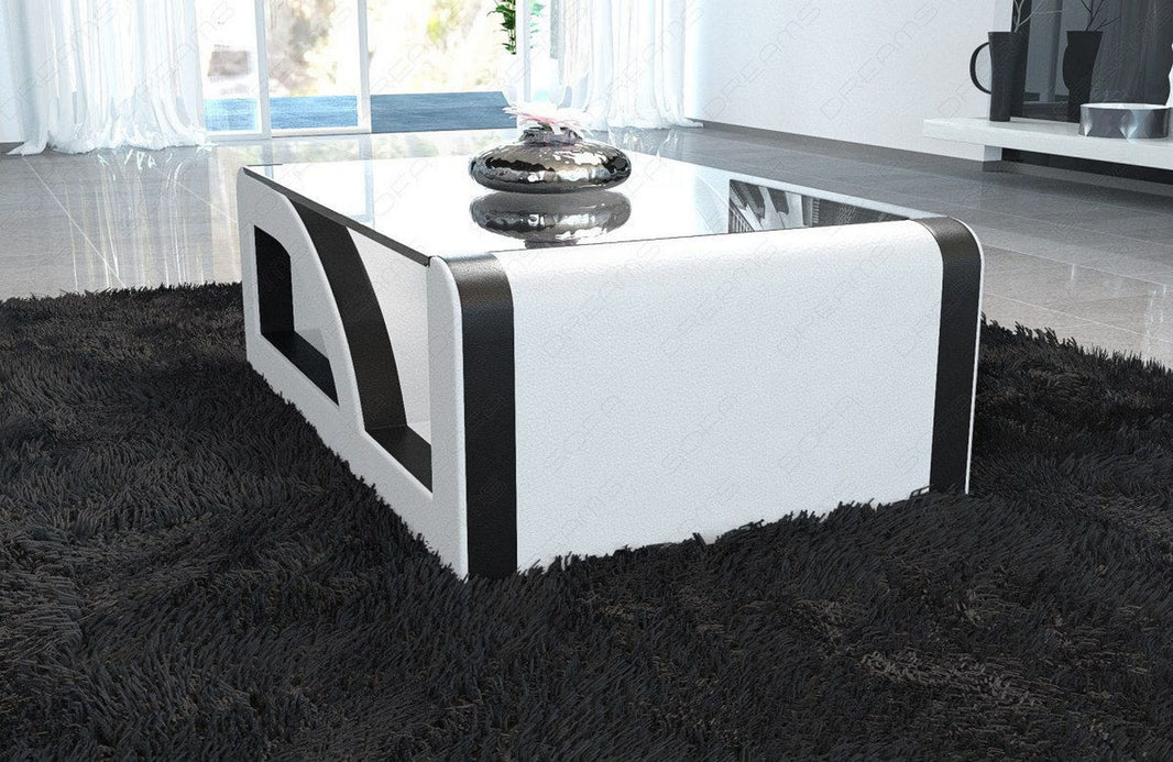 Couchtisch Palermo in Leder