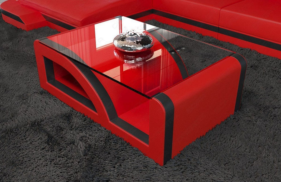 Couchtisch Palermo in Leder
