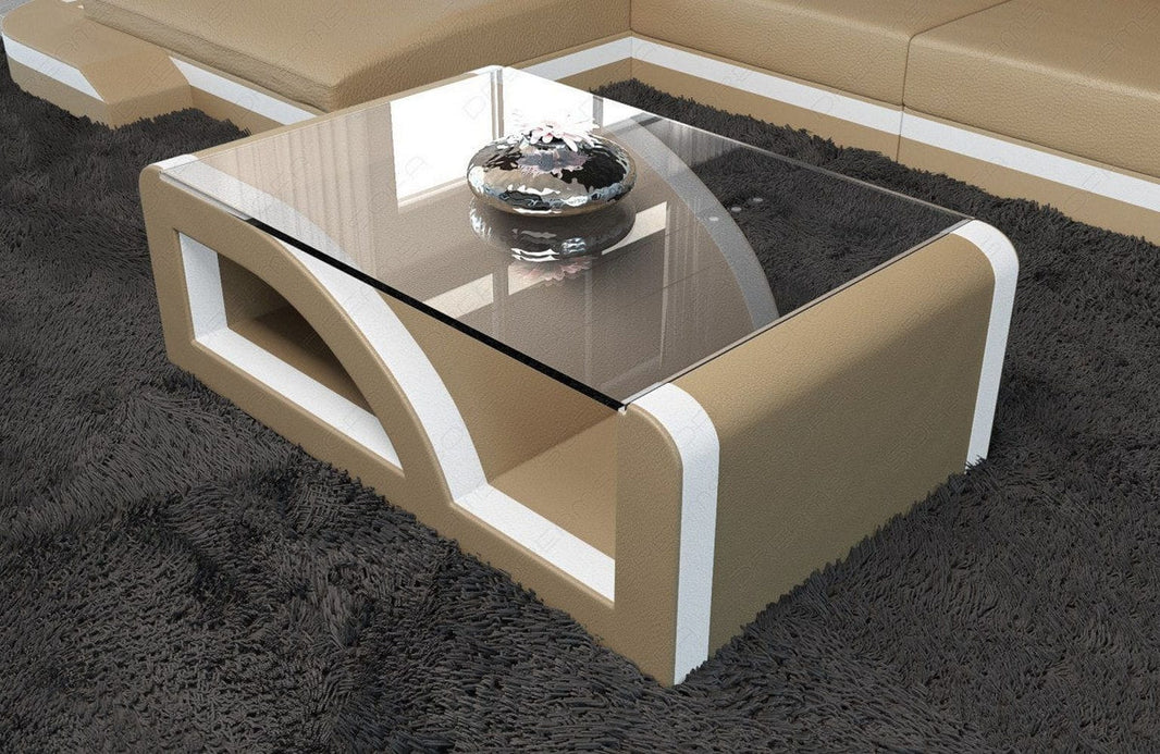 Couchtisch Palermo in Leder