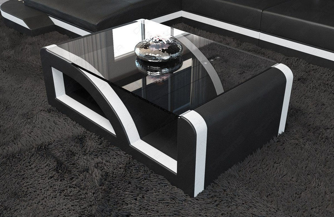 Couchtisch Palermo in Leder