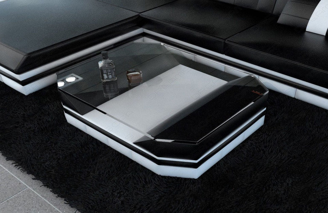Couchtisch Turino in Leder