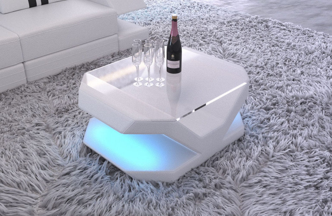 Couchtisch Venedig Eleganz in Leder