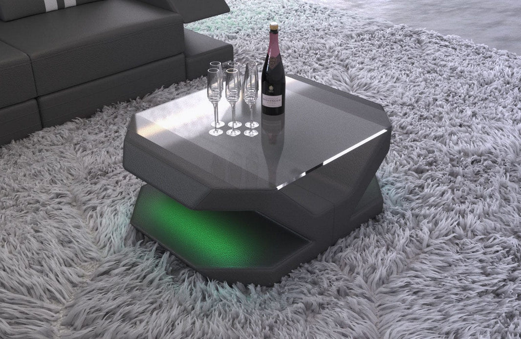 Couchtisch Venedig Eleganz in Leder