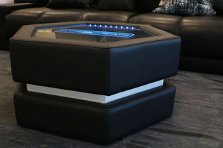 Couchtisch Flash in Leder