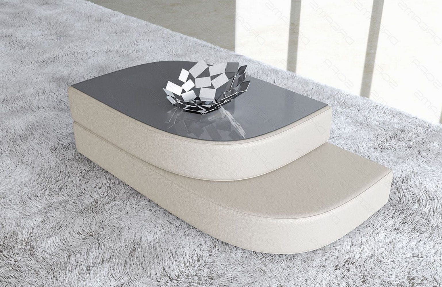 Couchtisch Bari Eleganz beige