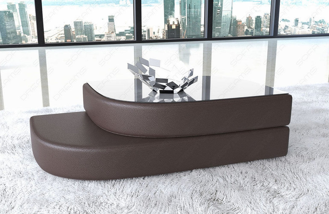 Couchtisch Bari Eleganz in Leder