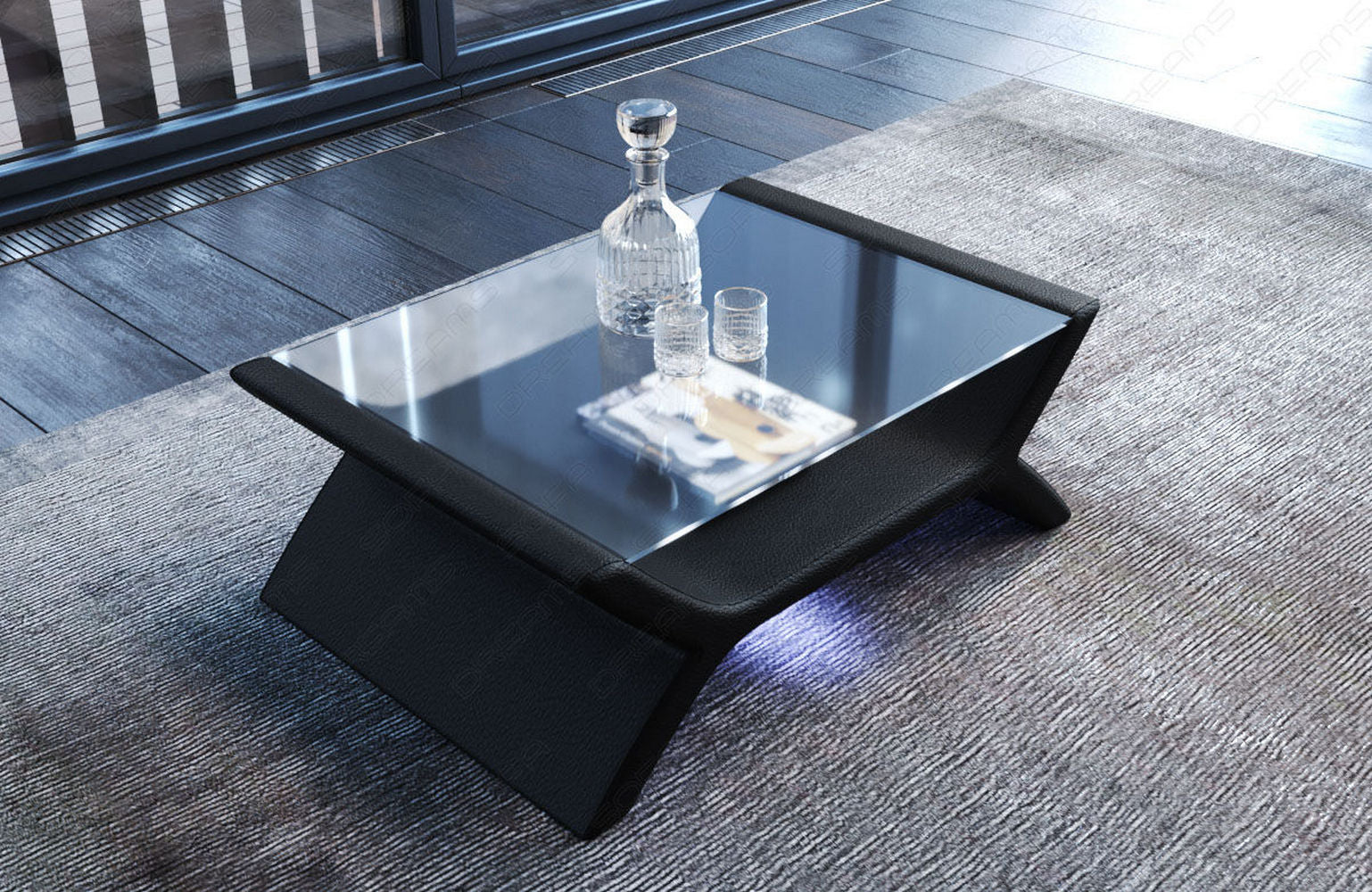 Couchtisch Calabria – Leder Design